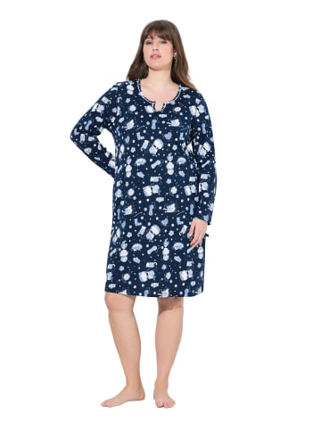 Ulla Popken Nachthemd in nachtblau