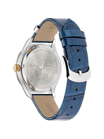 Versace Analoguhr für Damen in blau