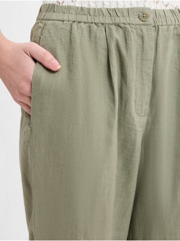 SAMSOE & SAMSOE Leinenhose Satove in schilf