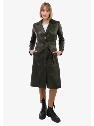 Felix Hardy Lederjacke in Grün