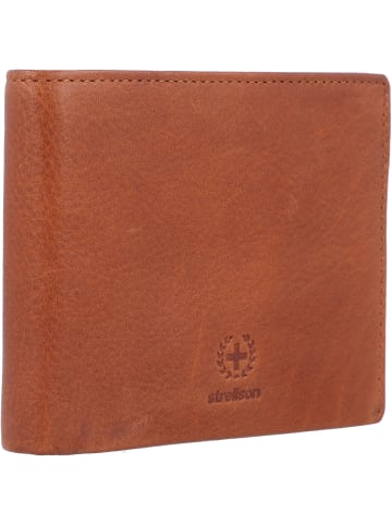 Strellson Blackwall BillFold H7 Geldbörse RFID Leder 12 cm in cognac
