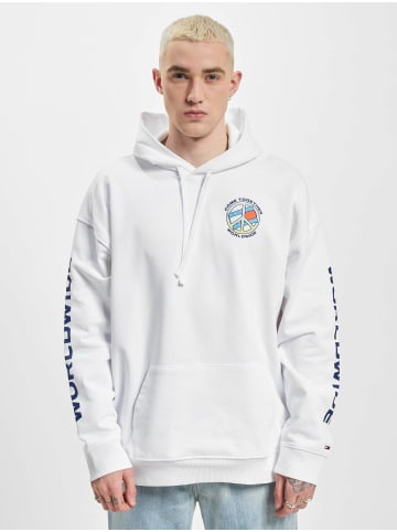 TOMMY JEANS Hoodie in white