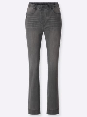 Heine Push-up-Jeans in stone-grey-denim