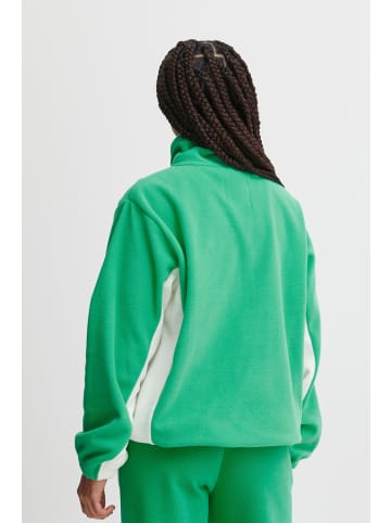 TheJoggConcept. Fleecejacke JCCLARA HALFZIP JACKET - 22800157  Halfzip Jacke mit hohem Kragen in Grün