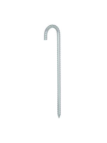 relaxdays 4x Bodenanker in Silber - (L)38,5 cm