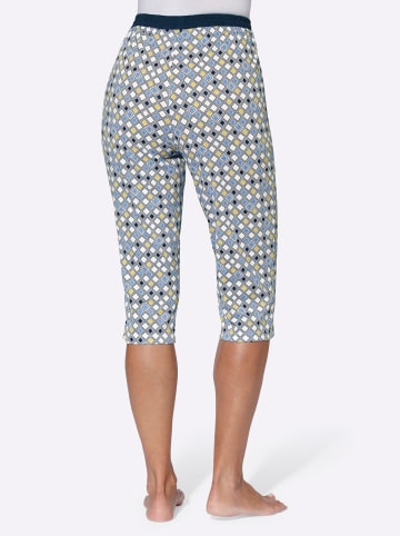 Sieh an! Schlafanzug-Hose in himmelblau-bedruckt