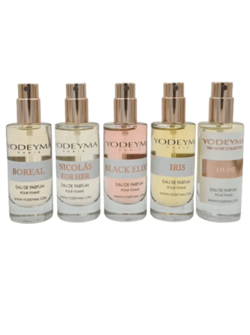 Yodeyma Damen Schnupperduftset "Holziges Blütenaroma" Kollektion