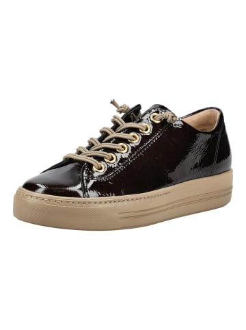 Paul Green Sneaker in Braun Lack