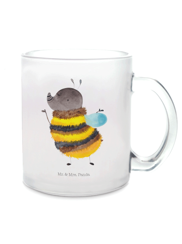 Mr. & Mrs. Panda Teetasse Hummel flauschig ohne Spruch in Transparent