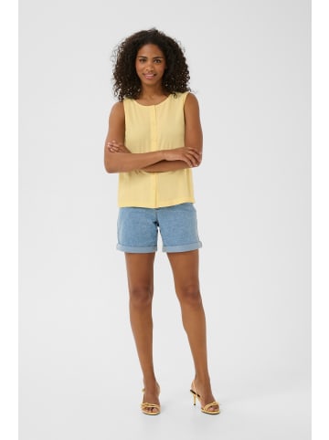 Kaffe Kurzarm-Bluse KAmilia Regular fit in Straw