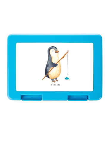 Mr. & Mrs. Panda Bento Box Pinguin Angler ohne Spruch in Weiß