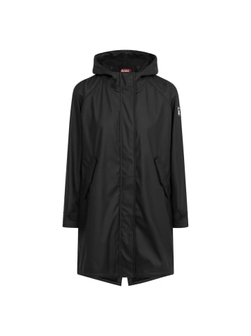 Derbe Friese Traveby Plain Regenmantel in jet black