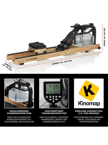 FitEngine FitEngine Wasser-Rudergerät Smart