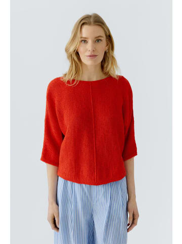 Oui Pullover in red alert