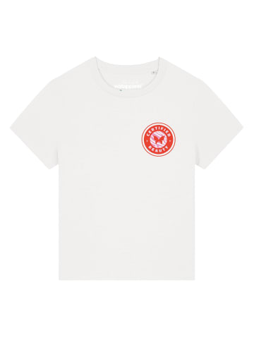 wat? Apparel T-Shirt Certified beauty in Off White