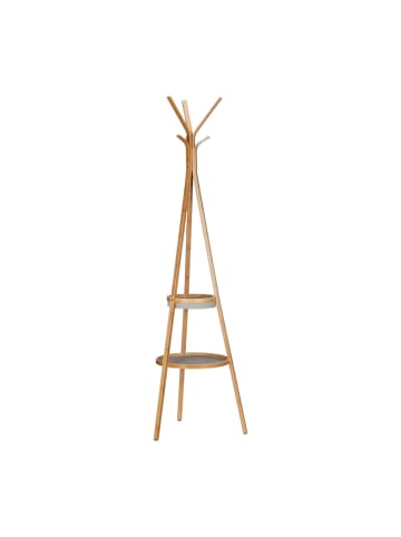 relaxdays Garderobe in Natur - (B)50 x (H)171 x (T)50 cm
