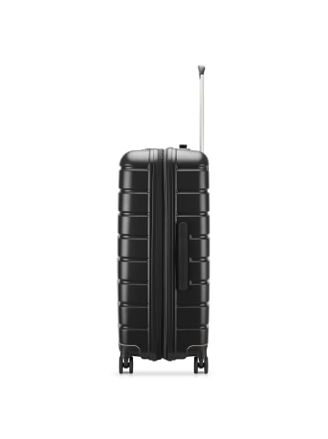 Roncato Relife 4 Rollen Trolley 78 cm mit Dehnfalte schwarz