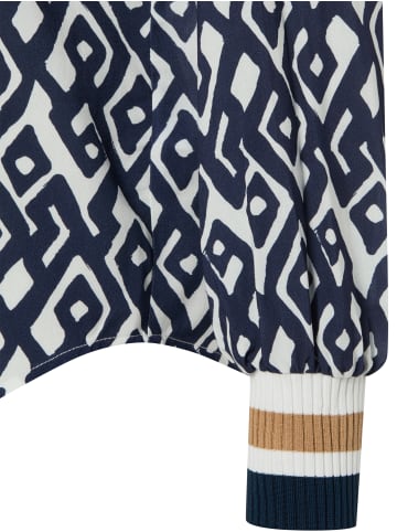 Franco Callegari Tunikabluse in marine beige