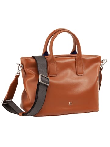 DuDu Jaqueline Handtasche Leder 28 cm in zimt