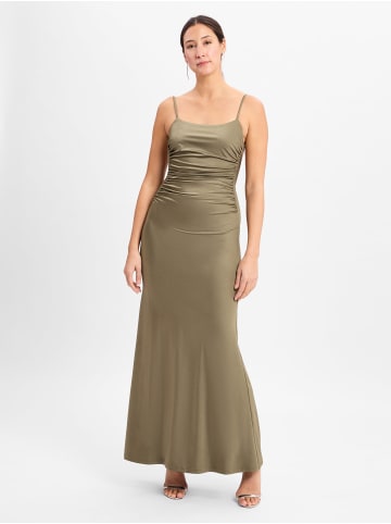 Marie Lund Abendkleid in khaki - 0002