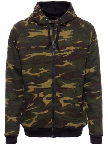 King Kerosin Sweatjacke in Camouflage