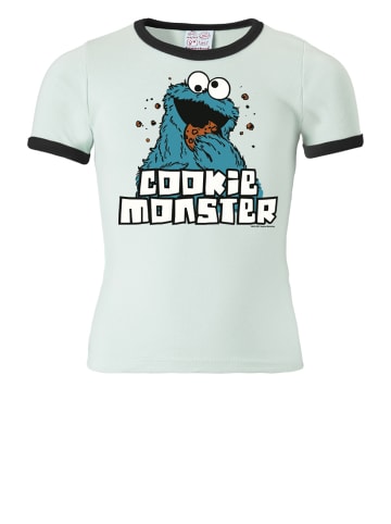 Logoshirt T-Shirt Sesamstraße - Krümelmonster in hellblau