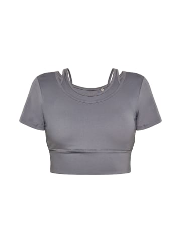 IZIA Damen Crop-Top in Rauch