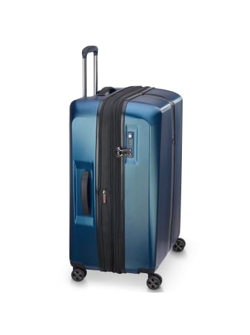 Delsey Promenade Hard 2.0 4-Rollen Trolley 76 cm in blau