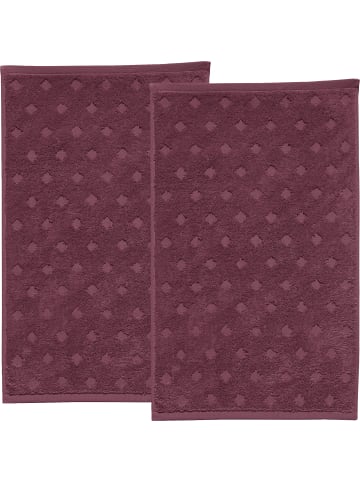 Erwin Müller Frottier Gästetuch 2er-Pack Baden-Baden in beere