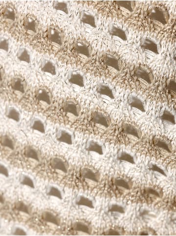 creation L Polopullover in ecru-sand-gemustert