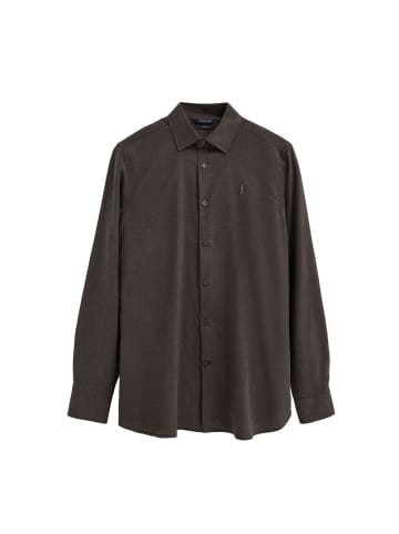 Polo Club Hemd MAN RIGBY GO LEONARD LONG SLEEVE SLIM FIT in Dunkelbraun Vigore