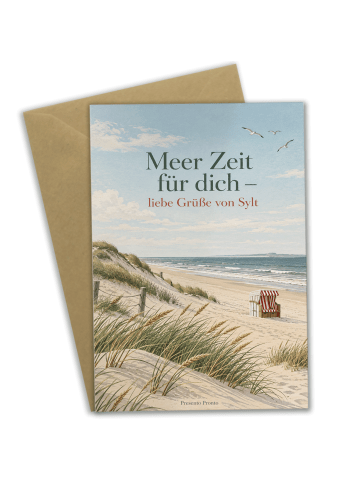 Mr. & Mrs. Panda Grußkarte Düne elegant Design mit Spruch in Weiß