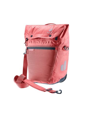 Deuter Mainhatten 17 + 10 Liter Fahrradtasche in Redwood-Ink