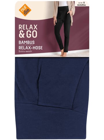 Nur Die  Loungehose Relax & Go in Dunkelblau