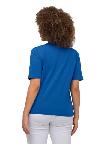 Ulla Popken Shirt in kobalt blau