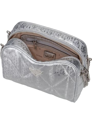 Guess Handtasche Aldina Camera CB in Silver