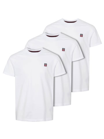 VINSON 3-pack T-shirt Massimo in White-White-White