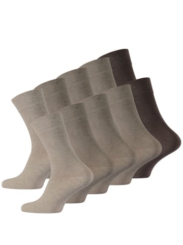 VCA® Business Socken 10 Paar in braun