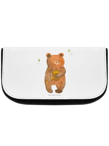 Mr. & Mrs. Panda Kosmetiktasche Bär Honig ohne Spruch in Weiß