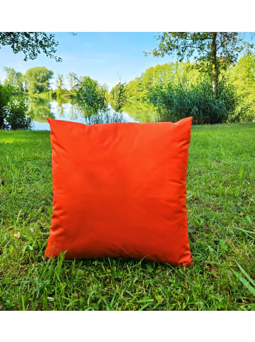 JACK 1x Outdoor Kissenhülle 50x50cm Uni in Orange