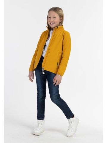 Schmuddelwedda Mädchen Softshelljacke - Recyceltes Material in Senf