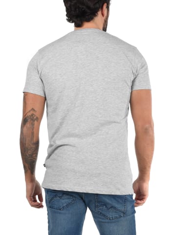 !SOLID Print-Shirt in grau