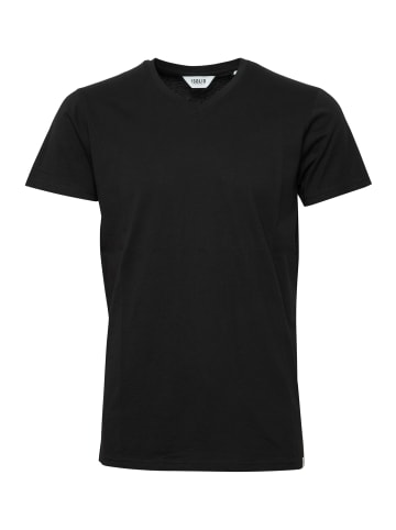 !SOLID V-Shirt in schwarz