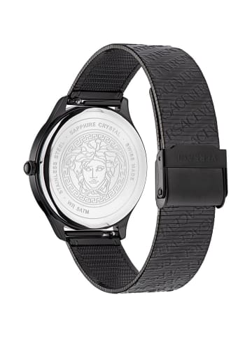 Versace Versce Damen Armbanduhr LOGO HALO 38 mm VE2O00622 in schwarz