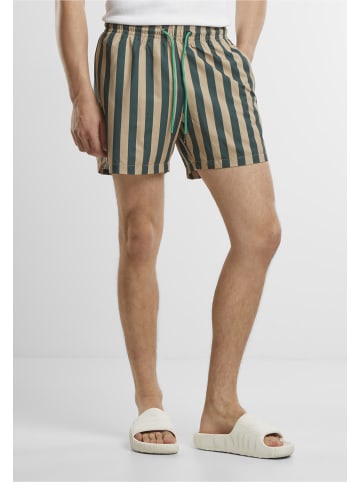 Urban Classics Beachwear - Bottom in bottlegreen/unionbeige