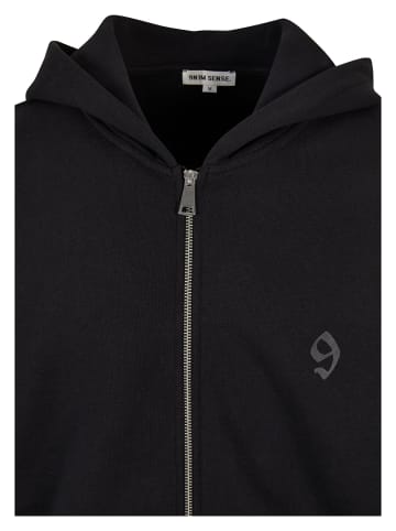9N1M SENSE 9N1M SENSE Zip-Kapuzenpullover in black