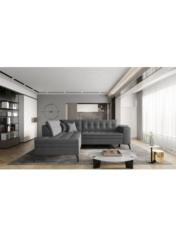 MF Design Lenny Recamiere Links in Grau -  (L) 210 x (B) 260 x (H) 93 cm