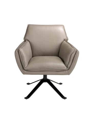 Angel Cerdá Drehbarer Sessel 5125 in Grau / Schwarz – (B)77 x (H)74 x (T)90 cm