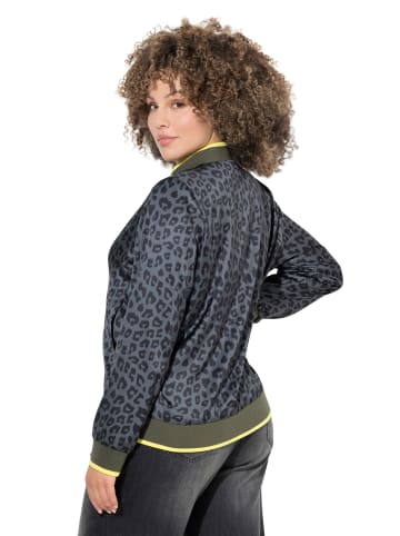 Ulla Popken Kurzjacke in olivgrau