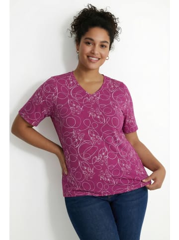 Ulla Popken Shirt in magnolienrot